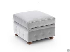 Pouf en velours Azimut